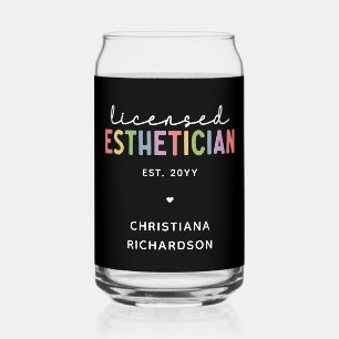 Vaso Con Forma De Lata Cosmetólogo estético con licencia de personalizado
