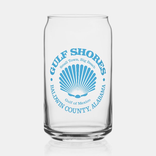 Vaso Con Forma De Lata Costas del Golfo (concha de mar) (Anverso)
