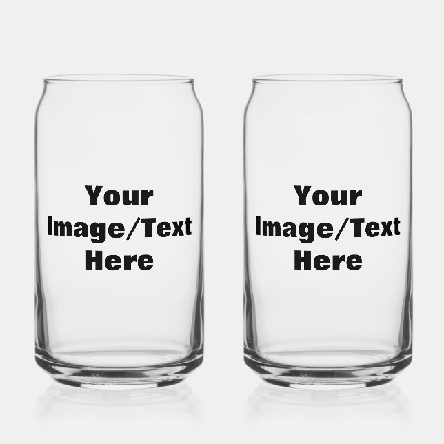Vaso Con Forma De Lata Crea lo tuyo  (Anverso)