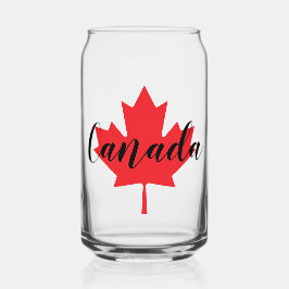 Vaso Con Forma De Lata Crea tu propia hoja de arce rojo de Canadá persona