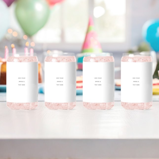 Vaso Con Forma De Lata Crea tu propio blanco  (Insitu (Cumpleaños))