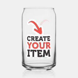 Vaso Con Forma De Lata CREA-TU-PROPIO DIY Personalizado carga tu diseño