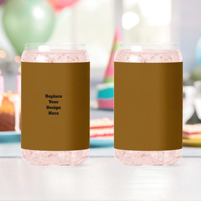 Vaso Con Forma De Lata Crea tu propio marrón (Insitu (Cumpleaños))