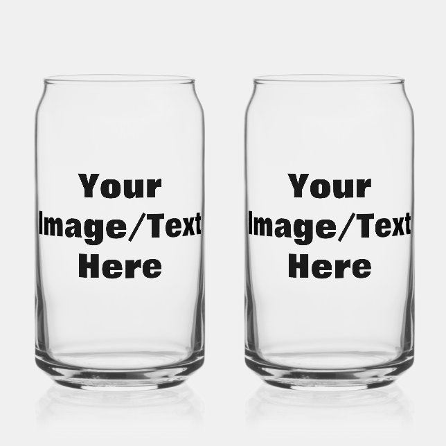 Vaso Con Forma De Lata Crear el propio (Anverso)