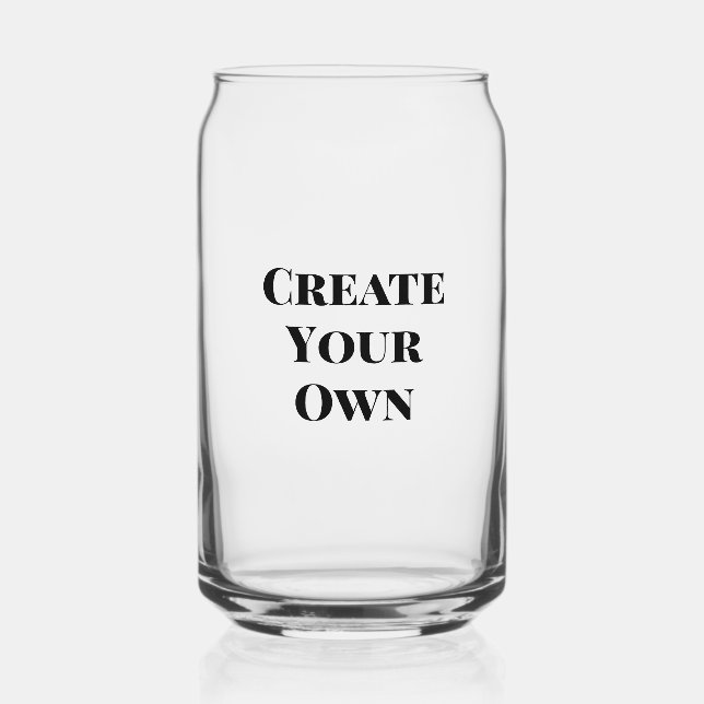 Vaso Con Forma De Lata Crear el propio (Anverso)