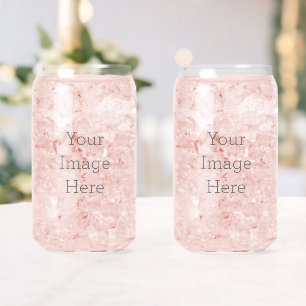 Vaso Con Forma De Lata Crear sus propios conjuntos de vidrio Can