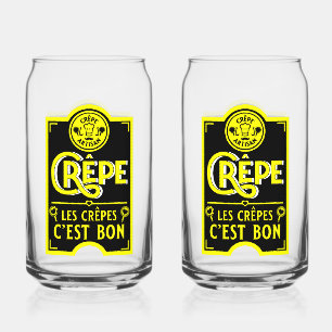 Vaso Con Forma De Lata Crepes franceses