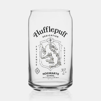 Vaso Con Forma De Lata Crest de Dedicación Paciencia Lealtad de HUFFLEPUF