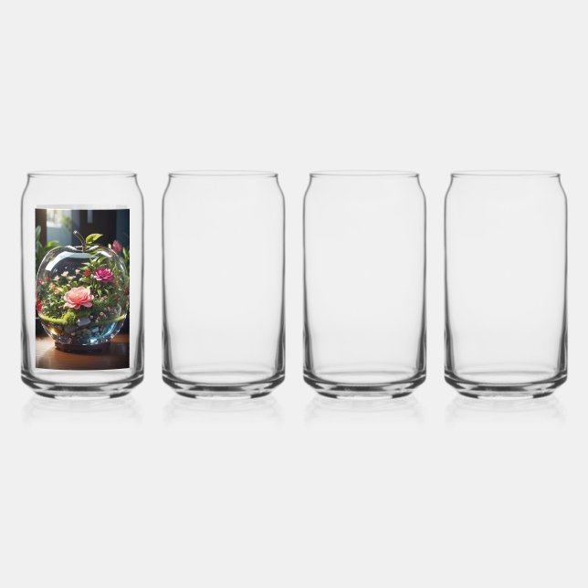 Vaso Con Forma De Lata Cristal Craft: Elegante vidrio (Anverso)