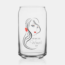 Vaso Con Forma De Lata Crown women on the Women's Day