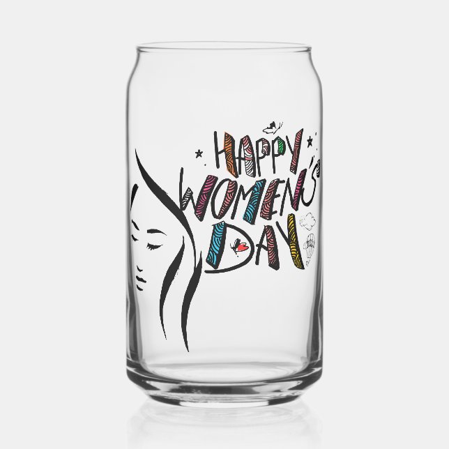 Vaso Con Forma De Lata Crown women on the Women's Day (Izquierda)