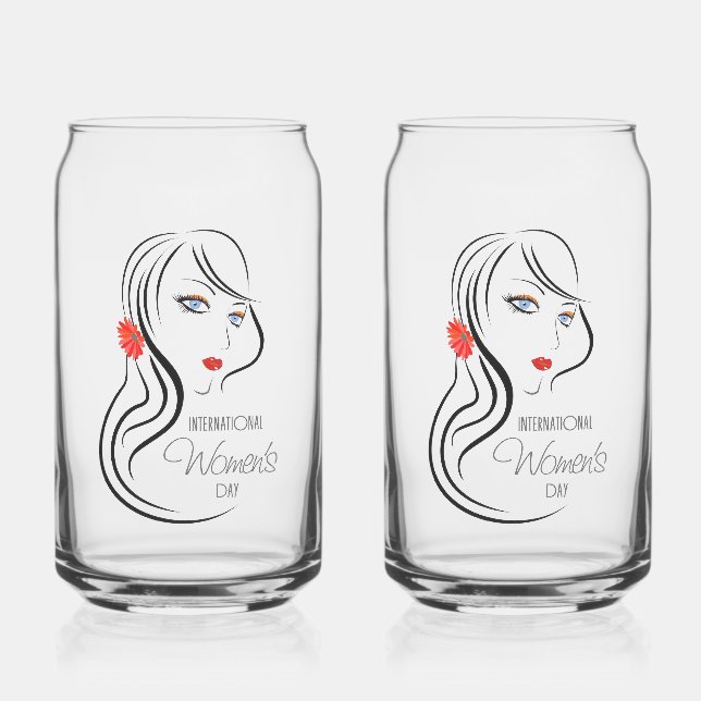 Vaso Con Forma De Lata Crown women on the Women's Day (Izquierda)
