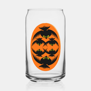 Vaso Con Forma De Lata Crows de Halloween