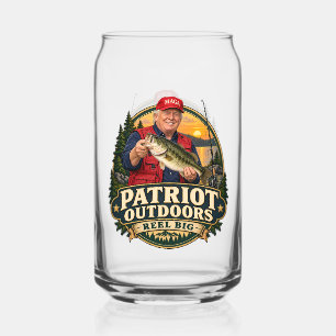 Vaso Con Forma De Lata Cubo de vidrio grande de dos caras de Patriot Outd