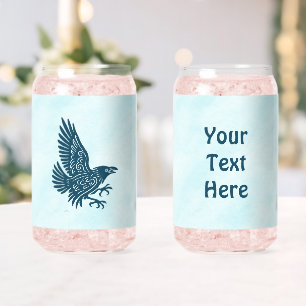 Vaso Con Forma De Lata Cuervo Azul Bailarín