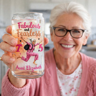 Vaso Con Forma De Lata Cumpleaños 75 de Tía Fantástica 