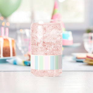 Vaso Con Forma De Lata Cumpleaños de Beach Club