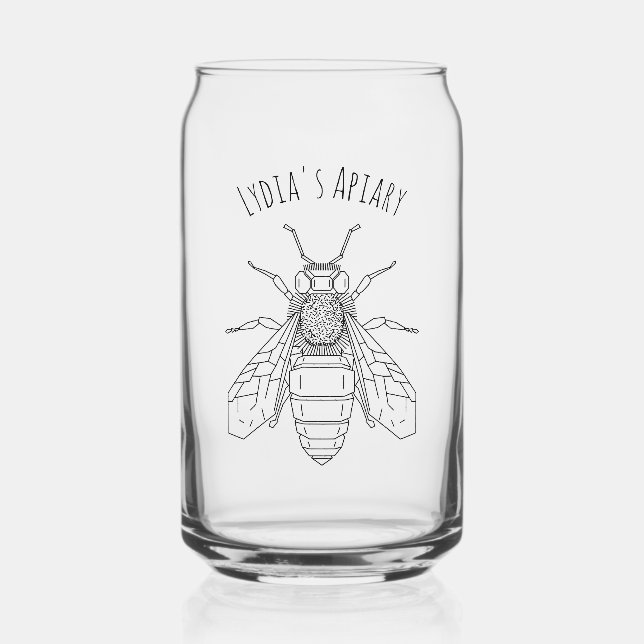 Vaso Con Forma De Lata Custom Your Brand Apiary  (Anverso)