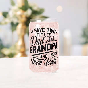 Vaso Con Forma De Lata Cute Diversión Retro Typografía Papá Regalo Abuelo