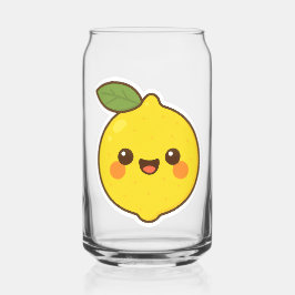 Vaso Con Forma De Lata Cute Kawaii Lemon
