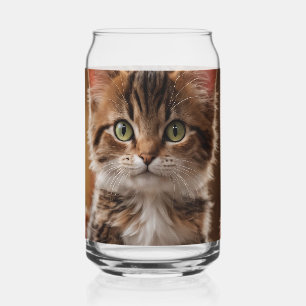 Vaso Con Forma De Lata Cute Kitten