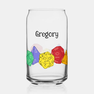 Vaso Con Forma De Lata Dados de juegos RPG, tablero, juegos de fantasía p