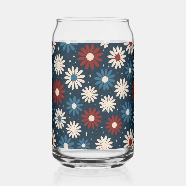 Vaso Con Forma De Lata Daisy americana  (Anverso)