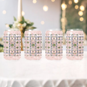 Vaso Con Forma De Lata Dalias de puerta de jardín bohemio