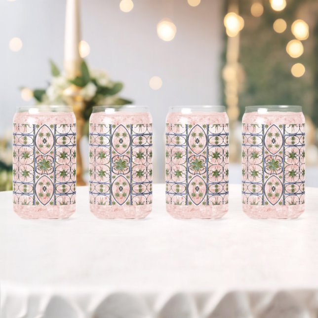 Vaso Con Forma De Lata Dalias de puerta de jardín bohemio (Insitu (Boda))