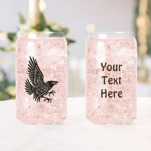 Vaso Con Forma De Lata Dancing Norse Raven