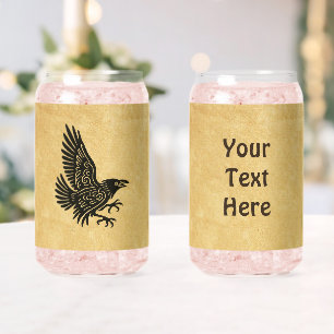 Vaso Con Forma De Lata Dancing Norse Raven