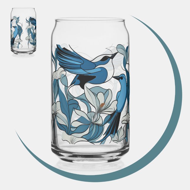 Vaso Con Forma De Lata Danza Subacuática (Underwater Dance Can Glass
)
