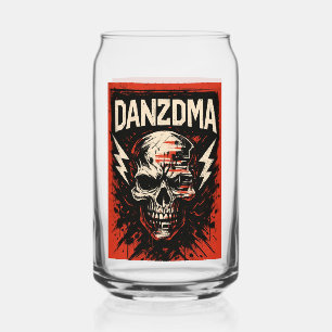 Vaso Con Forma De Lata DANZDMA - Caos de tinta cómica impreso lata de vid