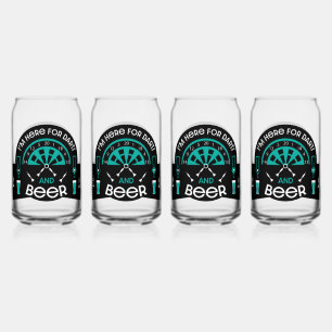 Vaso Con Forma De Lata Dardos de pub clásicos