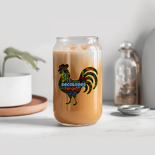 Vaso Con Forma De Lata DeColores Cursillo Rooster Word Cloud