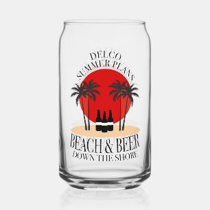 Vaso Con Forma De Lata Delco Summer planea la playa y la cerveza a lo lar