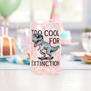 Vaso Con Forma De Lata Demasiado Guay Para La Extinción Del Skater T-Rex 