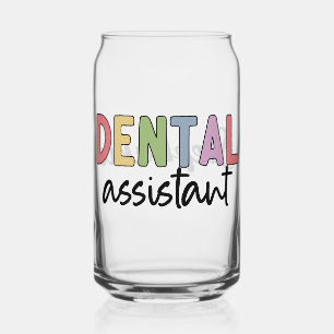 Vaso Con Forma De Lata Dental Assistant personalizado