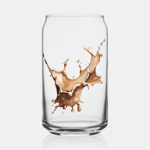 Vaso Con Forma De Lata Derrame de Café