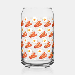 Vaso Con Forma De Lata Desayuno Bacon Y Huevo