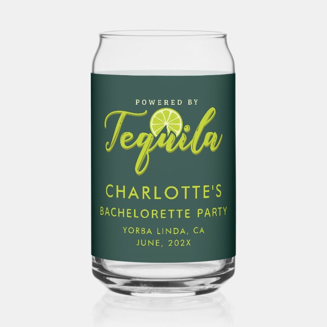 Vaso Con Forma De Lata Despedida de Soltera con Tequila Recuerdo (Anverso)