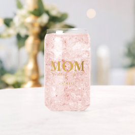 Vaso Con Forma De Lata Día de la Madre EST de la elegante madre de oro pe