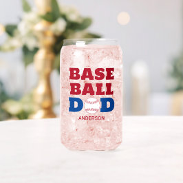 Vaso Con Forma De Lata Día del padre de un padre del beisbol personalizad