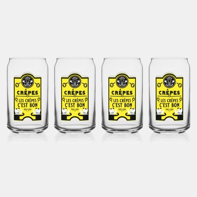 Vaso Con Forma De Lata Día del Panqueque Martes de Marzo (Anverso)