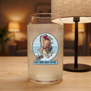 Vaso Con Forma De Lata Dibujo Animado de Bandicut Divertido Todo Está Baj