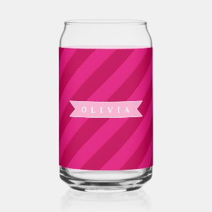 Vaso Con Forma De Lata Dibujo Personalizado Divertido Moderno Lindo Raya 