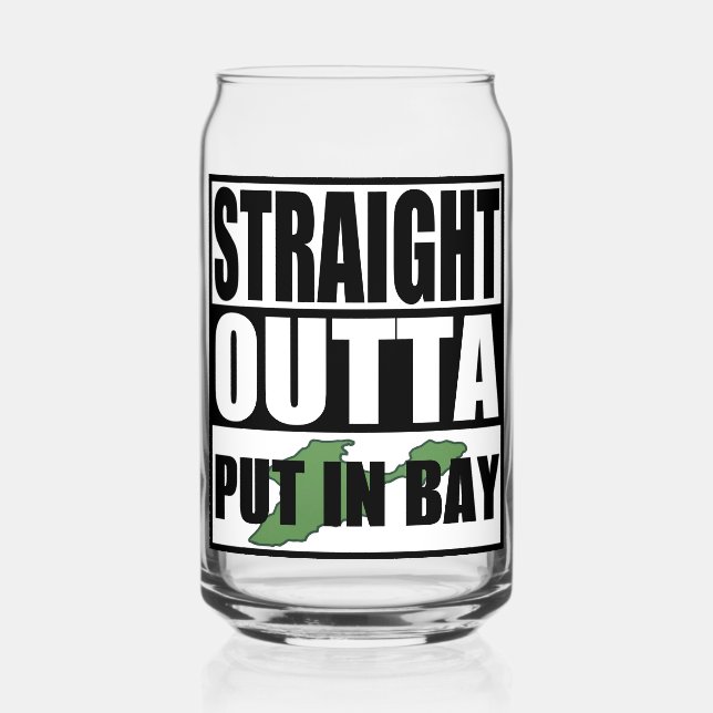 Vaso Con Forma De Lata Directamente Salidas Poner En La Bahía (Anverso)