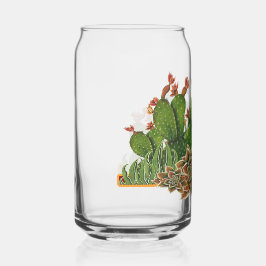 Vaso Con Forma De Lata Diseño Cacti