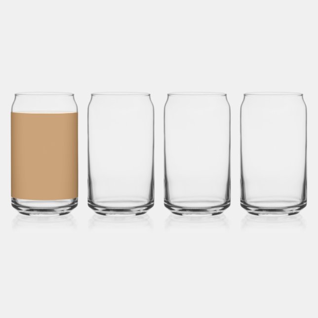 Vaso Con Forma De Lata Diseño con un impresionante fondo marrón y blanco (Anverso)