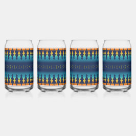 Vaso Con Forma De Lata Diseño de estilo de manta de silla Southwest Sunse